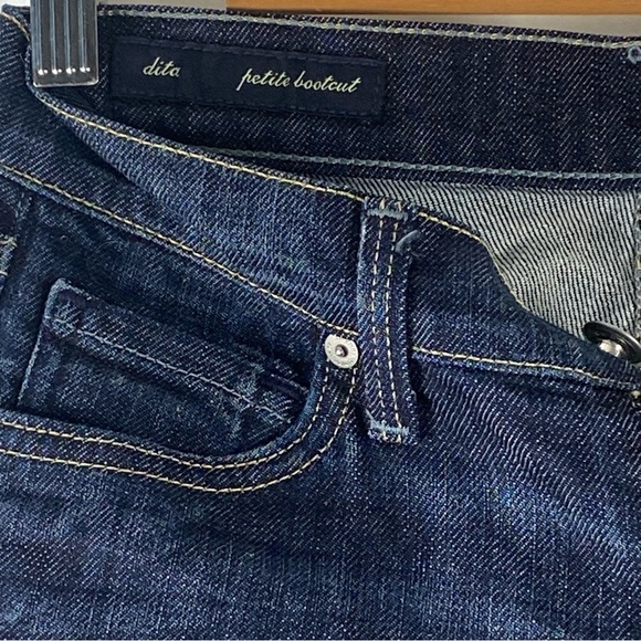 Citizens of Humanity By Jerome Dahan Dita Jeans Petite Bootcut Size 24 Blue Wash - Picture 14 of 16